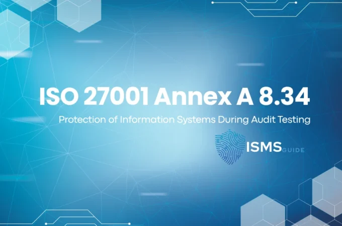 ISO 27001 Annex A 8.34 Protection of Information Systems During Audit Testing